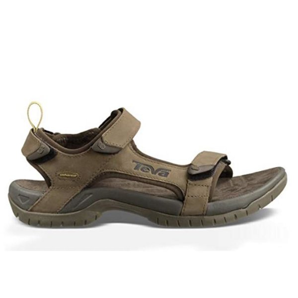 Teva Herren Tanza Leather M's Sandalen Trekking- & Wanderschuhe - braun UK 13 - EU 48,5