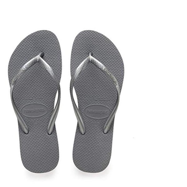 Havaianas Mädchen Slim Zehentrenner - grau - EU 27-29