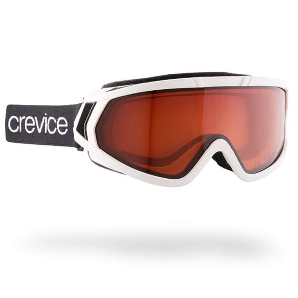Black Crevice Skibrille Erwachsene Winterbrille, weiß, onesize