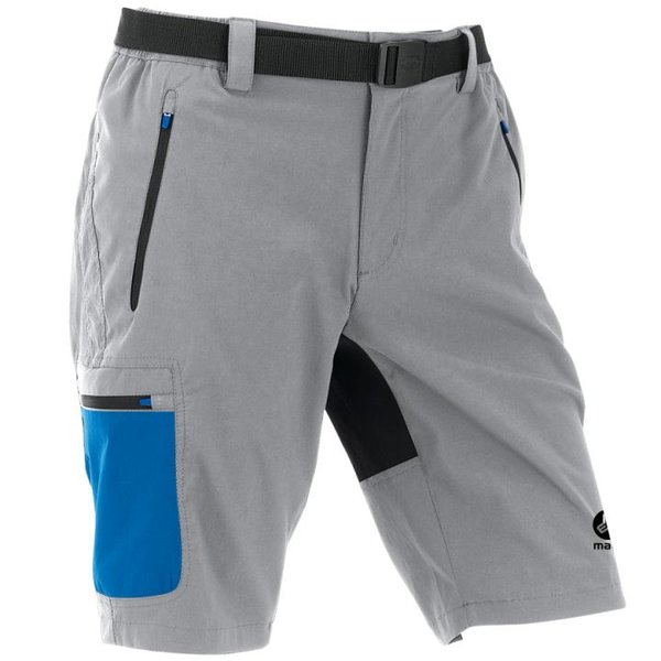 Maul - Doldenhorn II - Herren kurze Hosen Wanderhose 2019 Shorts mit Gürtel - schwarz grau