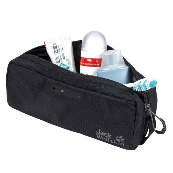 Jack Wolfskin - WASHBAG AIR - Kulturbeutel, Waschtasche - schwarz