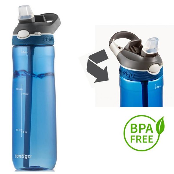 Contigo Trinkflasche Ashland Sport Fitness Flasche - 720ml - blau