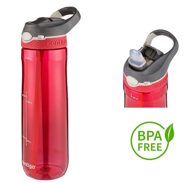 Contigo Trinkflasche Ashland Sport Fitness Flasche - 750ml - rot