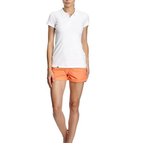 4F - Baumwollshort - Damen Short - koralle