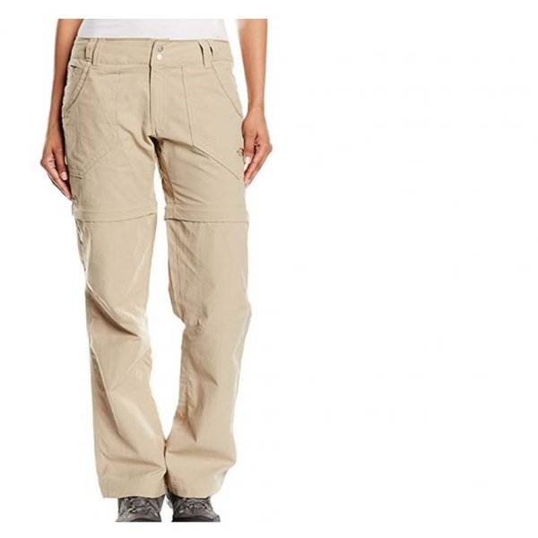 The North Face Damen Hose Horizon Convertible Plus Outdoor Zip Hose, beige S 36
