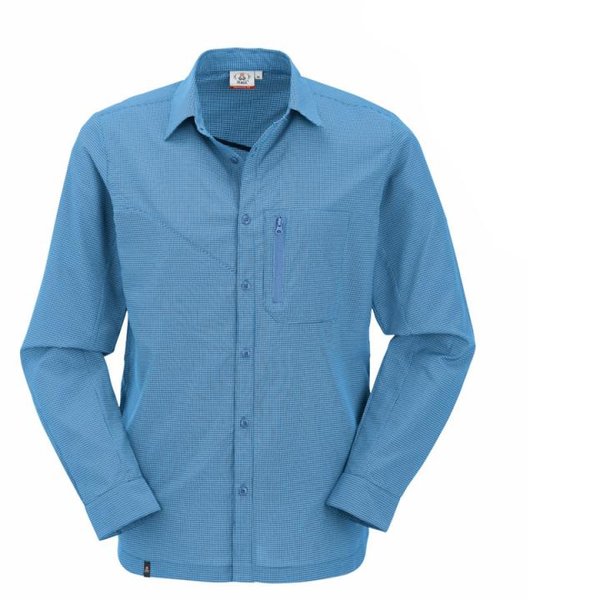 Maul - Hochgall - Herren Wanderhemd - blau