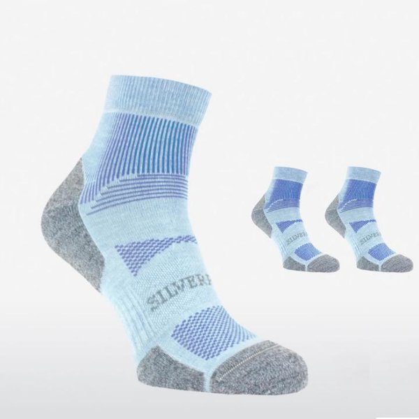 Silverpoint - PACE PERFORMANCE - DRI-RELEASE - Sportsocken kurz - Navy