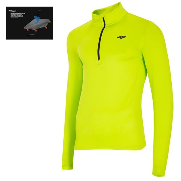 4F - Herren Funktions Langarmshirt - grün