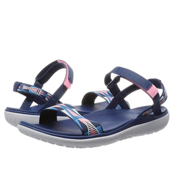 Teva Damen W Terra-Float Nova Sandalen, blau UK 3 - EU 36