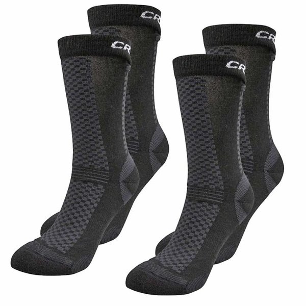Craft - 2er Pack Socken - Sportsocken Merino - schwarz