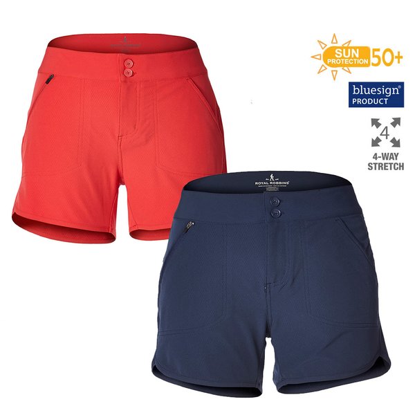 Royal Robbins - Water Short - Damen Short - rot