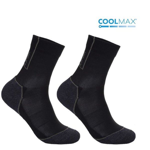 ICEPEAK - Coolmax Allround- Sportsocken - grau schwarz