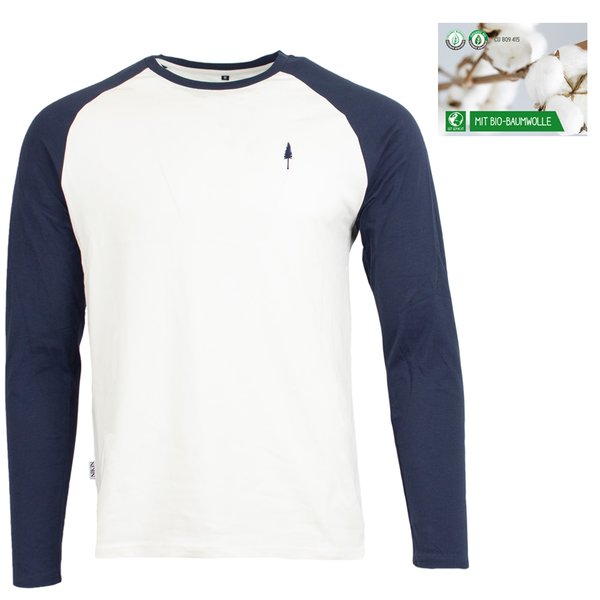 NIKIN - TreeShirt Longsleeve Raglan Circle Bio-Baumwolle