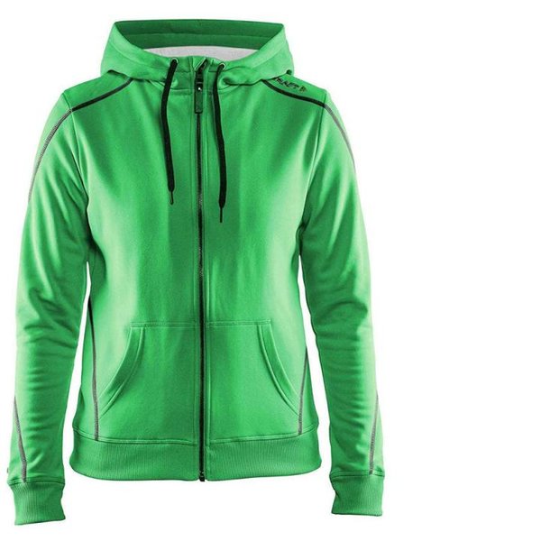 CRAFT - Herren ITZ FULL ZIP HOOD M - Herren Sport Fleece Jacke Hoodie - grün