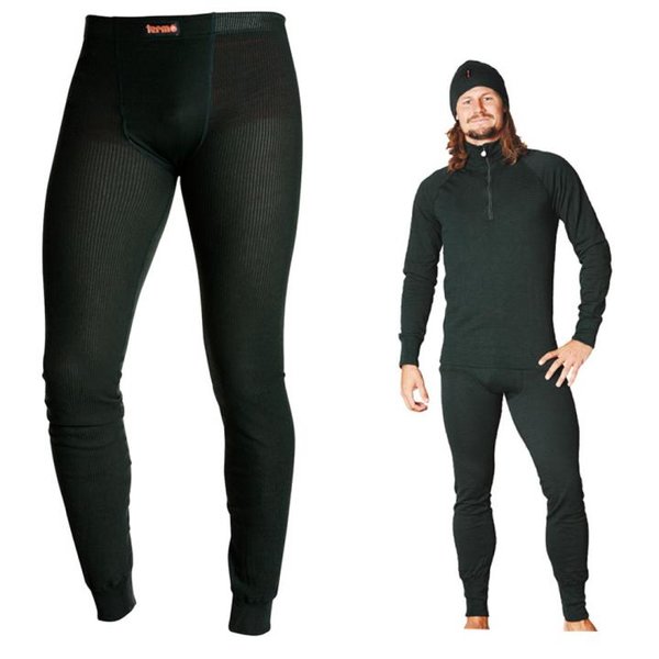 TERMO - Original Medium - warme Funktionsunterhose lange Hose - schnelltrocknend, schwarz