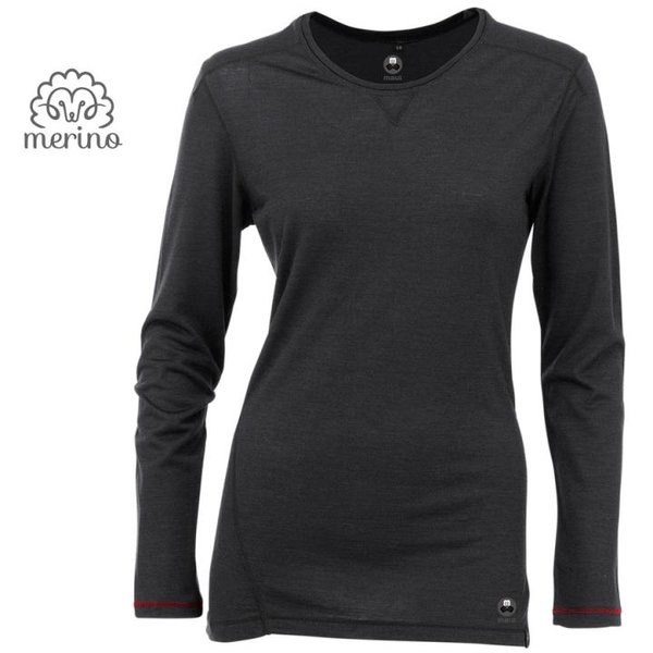 Maul - Merano 2020 Damen Merino Longshirt Funktionsshirt - schwarz