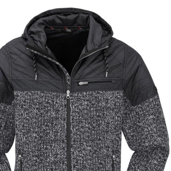 Maul - Erbeskopf - Herren Strick-Fleece Jacke