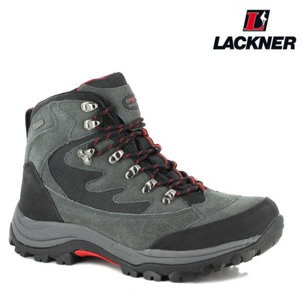 Lackner - Cordoba TX - Leder Wanderschuhe wasserdicht - grau