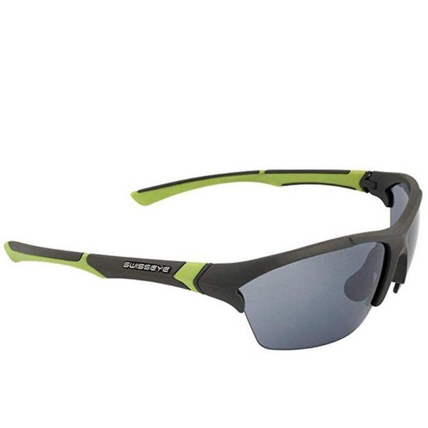 Swiss Eye Steam S Sportbrille Sonnenbrille, grau grün