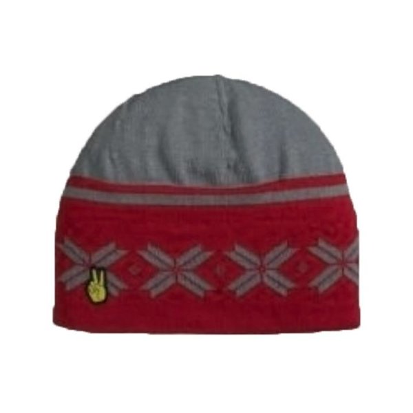 Seger - A3 - Unisex Mütze - grau/rot