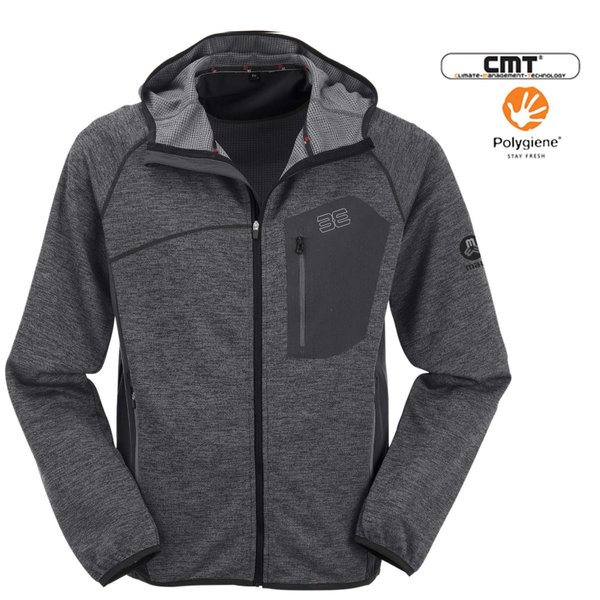 Maul - Languta XT - Herren funktionale Strick-Sportjacke - schwarz