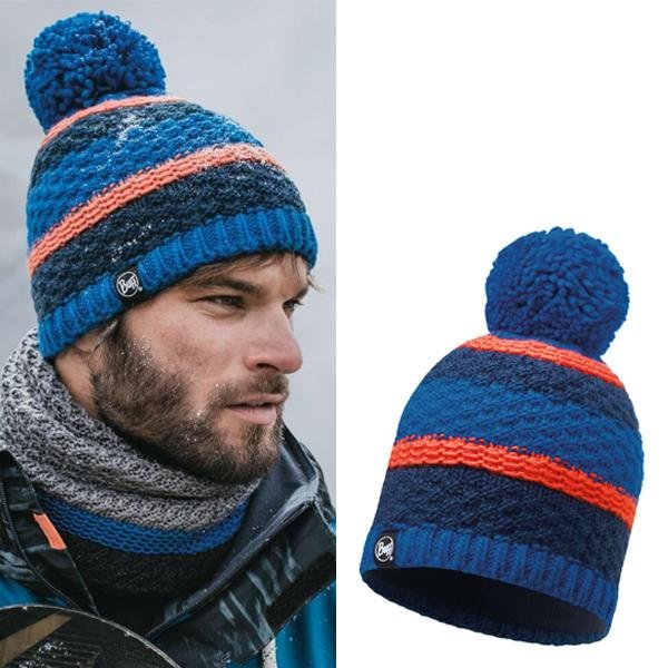 Buff - Fizz - Strickmütze Primaloft - blau