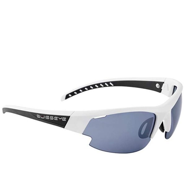 Swiss Eye Gardosa Re+ S Sportbrille Sonnenbrille, weiß schwarz