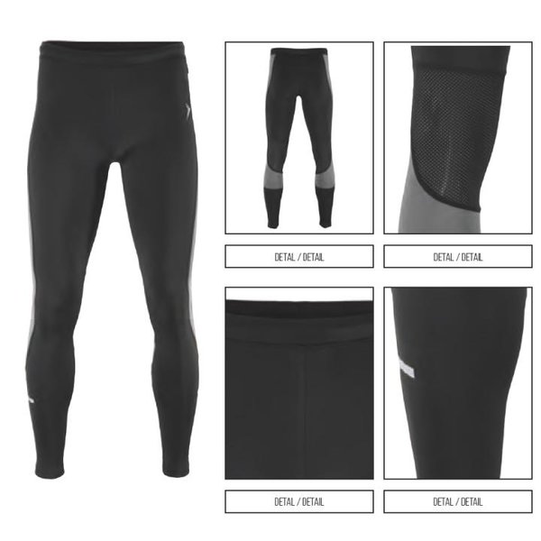 Outhorn - quick dry active 2018 - Herren lange Laufhose - schwarz
