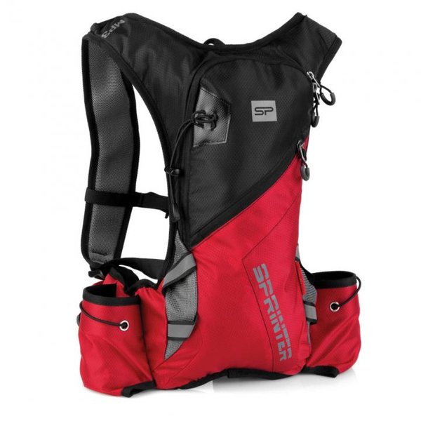 SPOKEY - Sportrucksack Fahrradrucksack - Bike-Rucksack 5L - rot schwarz