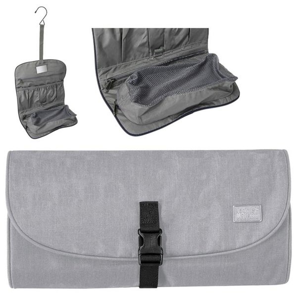 Jack Wolfskin Unisex Waschsalon Kulturbeutel, grau
