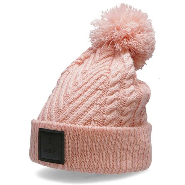 OUTHORN - Damen Strickmütze Wintermütze - rosa