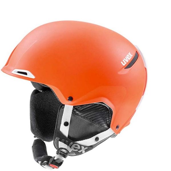 Uvex Erwachsene Jakk+ Style Skihelm, Winterhelm, matt orange 52-55 cm