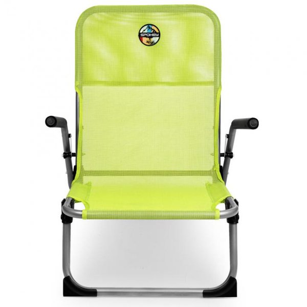 Spokey - Outdoor Strand- und Campingstuhl robust - neongelb