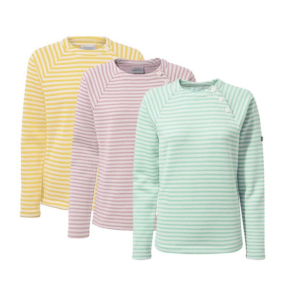 Craghoppers - modisches Microfleece Sweatshirt in Strickoptik mit Rundhalskragen - Neela - Damen