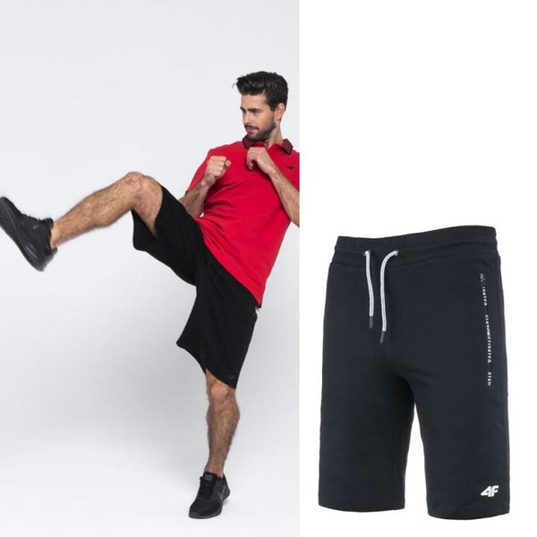 4F - STAY MOTIV4TED - Herrn Sweat Sporshort - schwarz